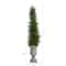 4.5ft. Cypress UV Resistant Artificial Tree in Decorative Urn